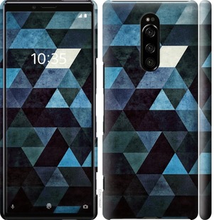 

Чехол Треугольники для Sony Xperia XZ4 698467