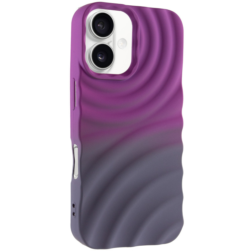 Чехол TPU ColorWave для Apple iPhone 16 (6.1") (Purple / Gray)