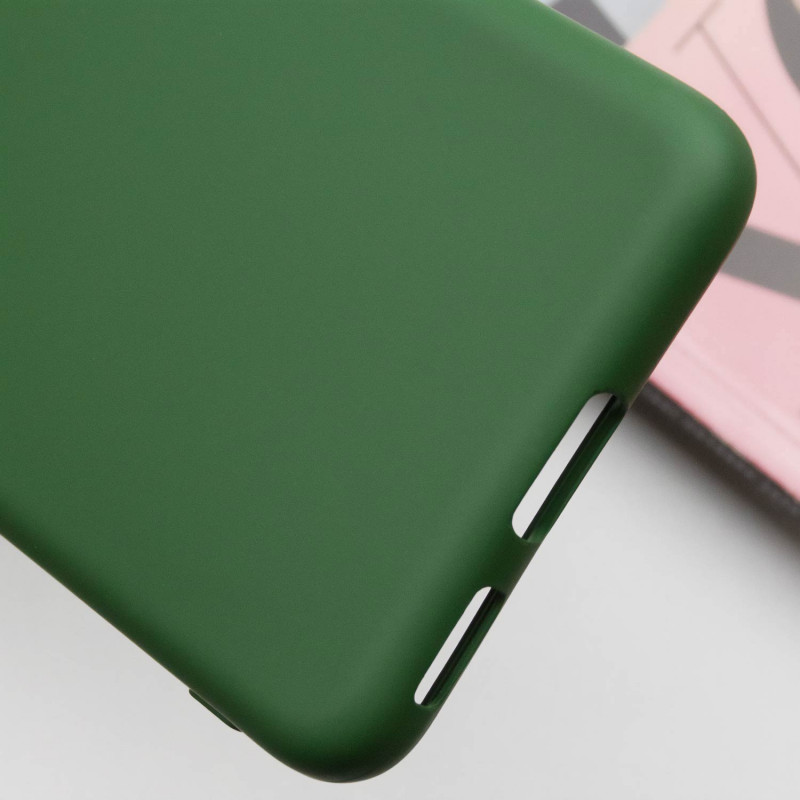 Купить Чехол Silicone Cover Lakshmi Full Camera (AA) для Samsung Galaxy S24 FE (Зеленый / Dark green) на vchehle.ua