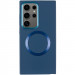 Фото TPU чехол Bonbon Metal Style with Magnetic safe для Samsung Galaxy S24 Ultra (Синий / Cosmos Blue) на vchehle.ua