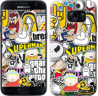 

Чехол Popular logos для Samsung Galaxy S7 G930F 627781