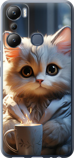 Чохол White cat на Infinix Hot 20i