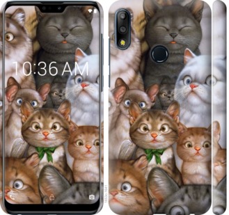 

Чехол коты для Asus Zenfone Max Pro M2 ZB631KL 757779