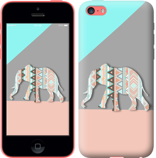 

Чехол Узорчатый слон для iPhone 5c 224505
