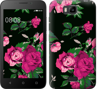 

Чехол Розы на черном фоне для Huawei Y5C 547131