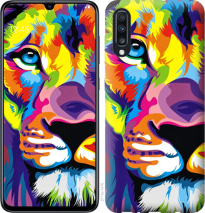 

Чохол Різнобарвний лев на Samsung Galaxy A90 5G 894781