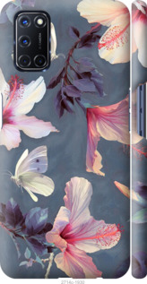 

Чехол Нарисованные цветы для Oppo A52 1061122
