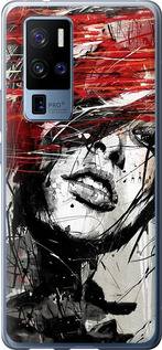 

Чохол Обличчя дівчини на Vivo X50 Pro Plus 1592830