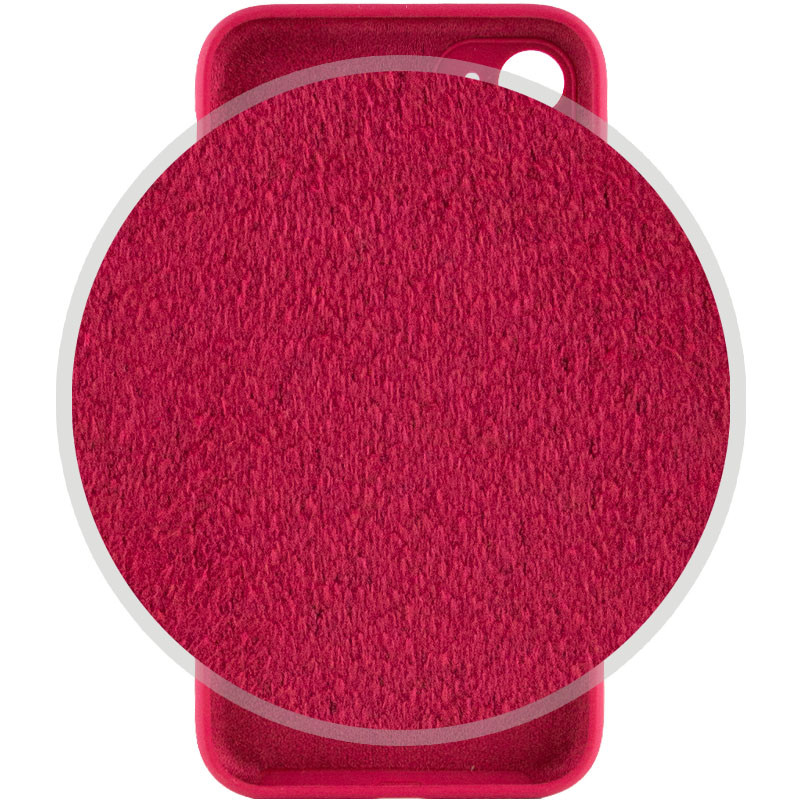 Фото Чохол Silicone Case Full Camera Protective (AA) на Apple iPhone 12 (6.1") (Червоний / Rose Red) в маназині vchehle.ua