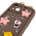 Чехол TPU Toys Case with Ears для Apple iPhone 13 (6.1") (Brown) в магазине vchehle.ua