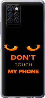 Чехол Don't touch the phone для Infinix Note 10 Pro