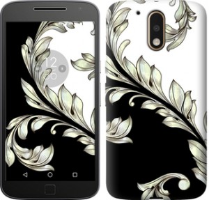 Чехол White and black 1 для Motorola Moto G4