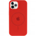 Фото Чехол Silicone Case Full Protective (AA) with Magnetic Safe для Apple iPhone 11 Pro Max (6.5") (Красный / Red) на vchehle.ua