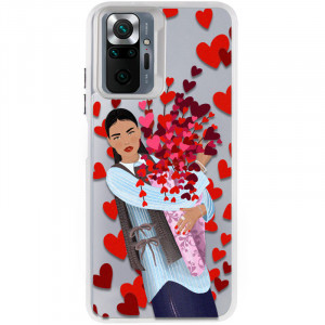 TPU+PC чехол TakiTaki Love magic glow для Xiaomi Redmi Note 10 Pro