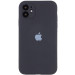 Уценка Чехол Silicone Case Full Camera Protective (AA) для Apple iPhone 12 (6.1") (Эстетический дефект / Серый / Dark Grey)