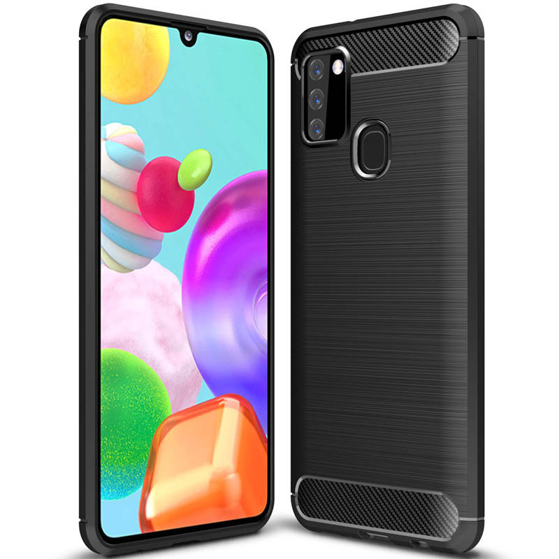 

TPU чохол Slim Series на Samsung Galaxy A21s (Чорний) 905666