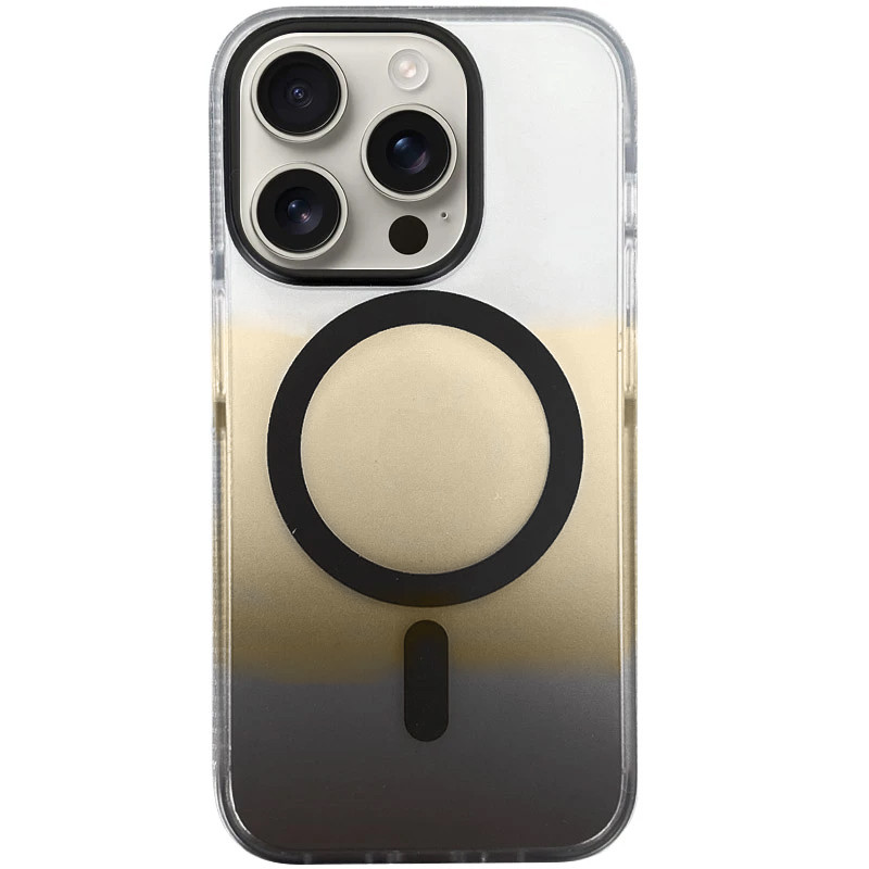 Чохол TPU+PC Phantom with Magnetic Safe на Apple iPhone 16 Pro (6.3") (Titanium gold)