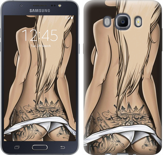 

Чехол Девушка с татуировкой для Samsung Galaxy J7 (2016) J710F 644149