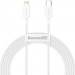 Дата кабель Baseus Superior Series Fast Charging Type-C to Lightning PD 20W (1m) (CATLYS-A) (Білий)