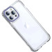 Фото TPU+PC чехол ColorCam для Apple iPhone 12 Pro (6.1") (Прозрачный / Фиолетовый) на vchehle.ua