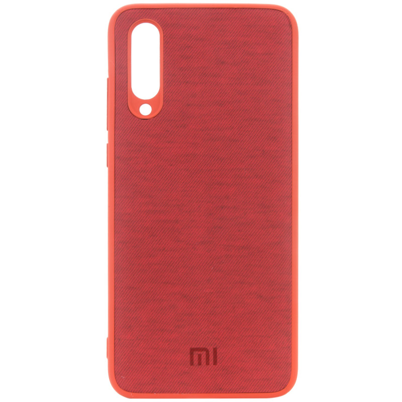 

TPU чехол Textile Logo для Xiaomi Mi CC9e (Червоний) 877143