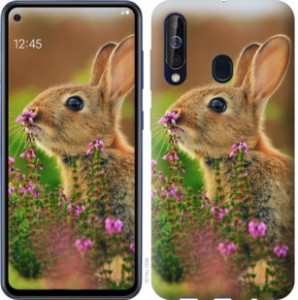 Чехол Кролик и цветы для Samsung Galaxy A60 2019 A606F