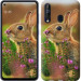Чехол Кролик и цветы для Samsung Galaxy A60 2019 A606F