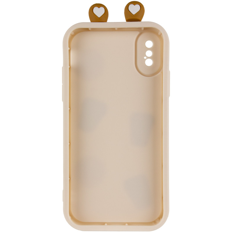 Фото Чехол TPU Toys Case with Ears для Apple iPhone X / XS (5.8") (Sand) в магазине vchehle.ua
