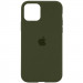 Чехол Silicone Case Full Protective (AA) для Apple iPhone 11 Pro Max (6.5") (Зеленый / Dark Olive)