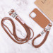 Заказать Чехол TPU two straps California для Apple iPhone 12 Pro / 12 (6.1") (Коричневый) на vchehle.ua
