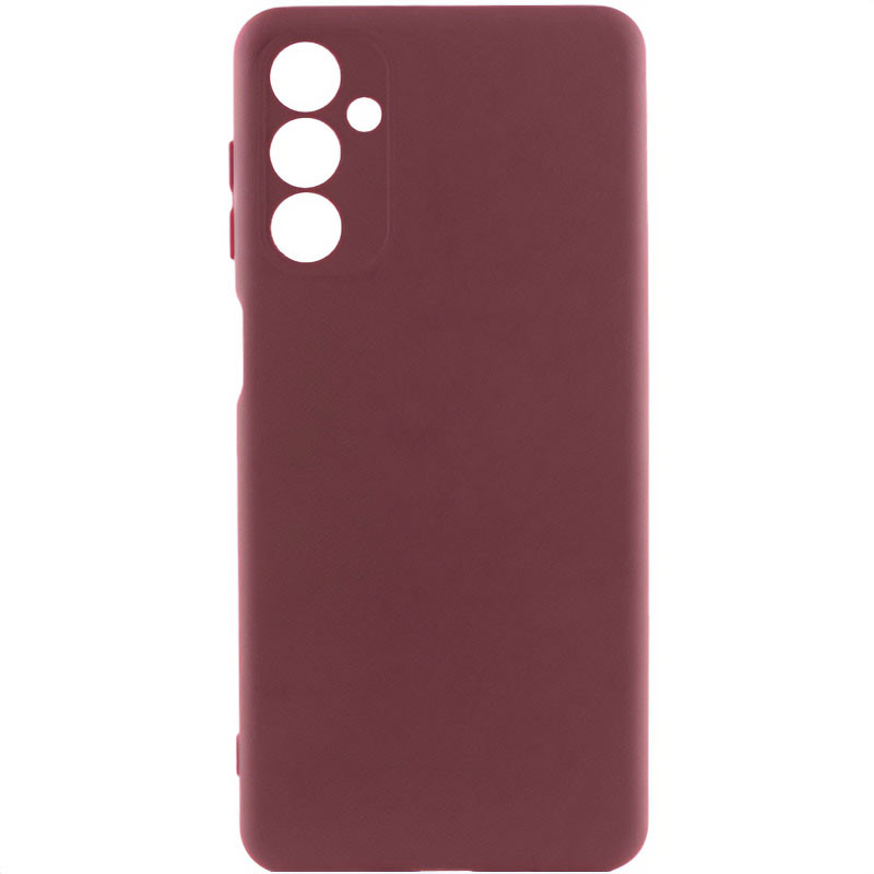Чохол TPU GETMAN Liquid Silk Full Camera на Samsung Galaxy A05s (Бордовий / Marsala)