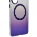 Фото Чехол TPU+PC Phantom with Magnetic Safe для Samsung Galaxy S25 (Purple) на vchehle.ua