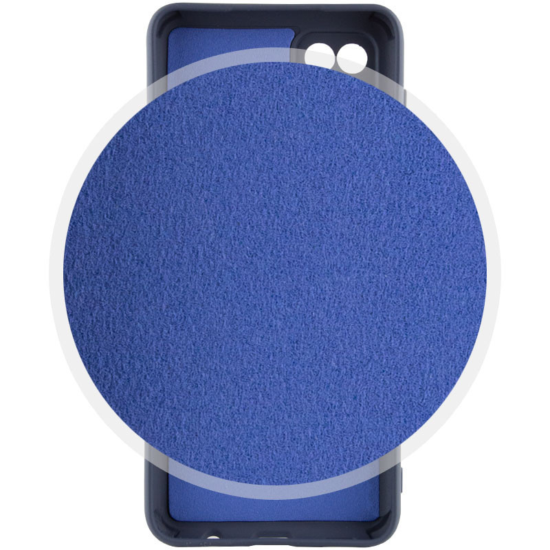 Фото Чохол Silicone Cover Lakshmi Full Camera (AAA) на Samsung Galaxy M33 5G (Темно-синій / Midnight blue) на vchehle.ua