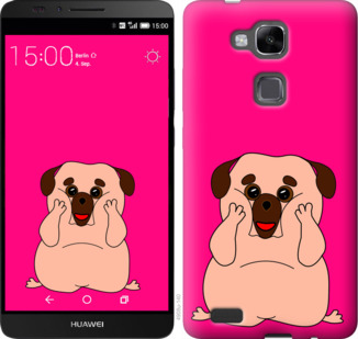 

Чехол Весёлый мопс для Huawei Ascend Mate 7 928636