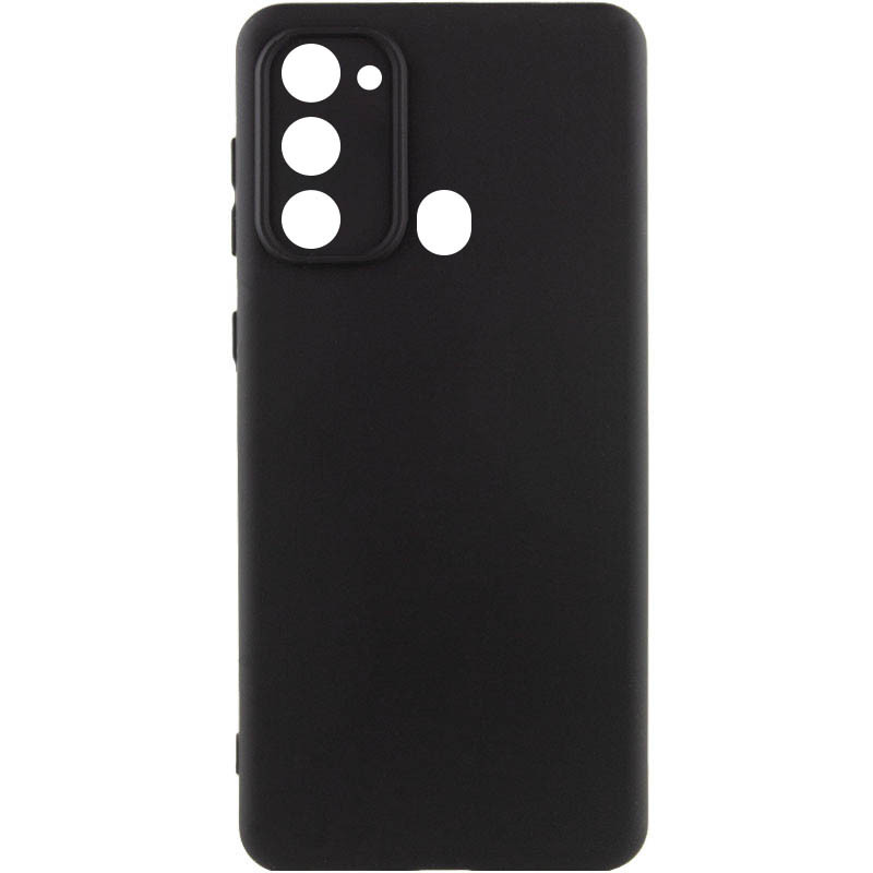 Чохол Silicone Cover Lakshmi Full Camera (A) на Tecno Spark Go 2022 (KG5m) (Чорний / Black)