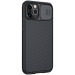 Карбонова накладка Nillkin Camshield (шторка на камеру) на Apple iPhone 12 Pro Max (6.7") (Чорний / Black) в магазині vchehle.ua