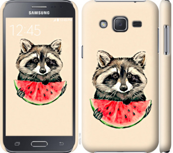 

Чехол Енотик с арбузом для Samsung Galaxy J2 J200H 799624