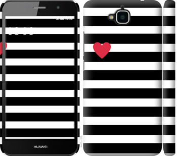 

Чехол Черно-белые полосы для Huawei Enjoy 5 924093