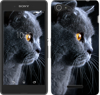 

Чехол Красивый кот для Sony Xperia E3 D2202 117056