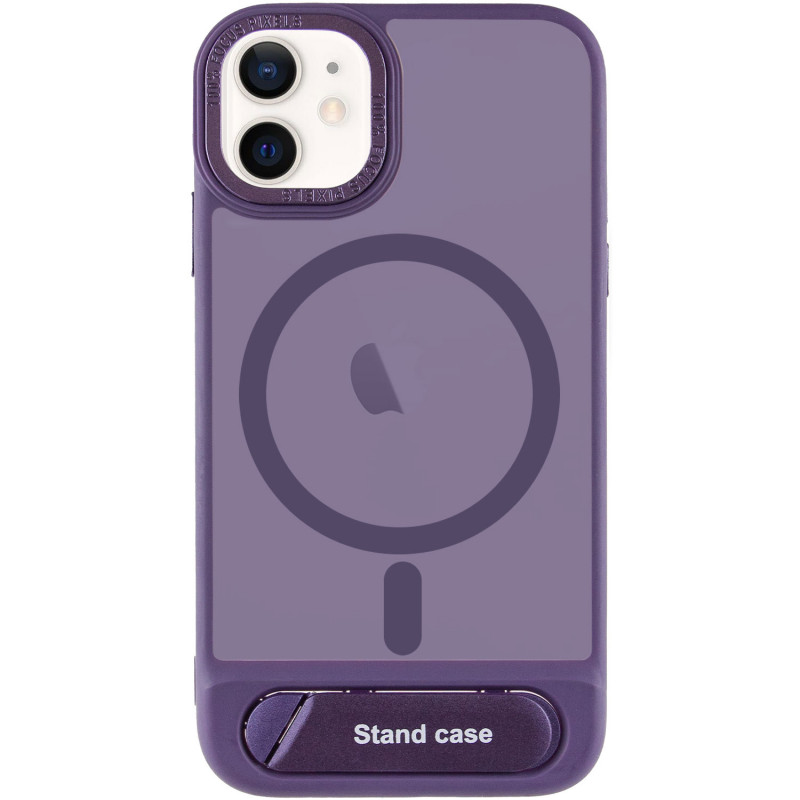 Фото TPU+PC чехол Stand case для Apple iPhone 11 (6.1") (Purple) на vchehle.ua