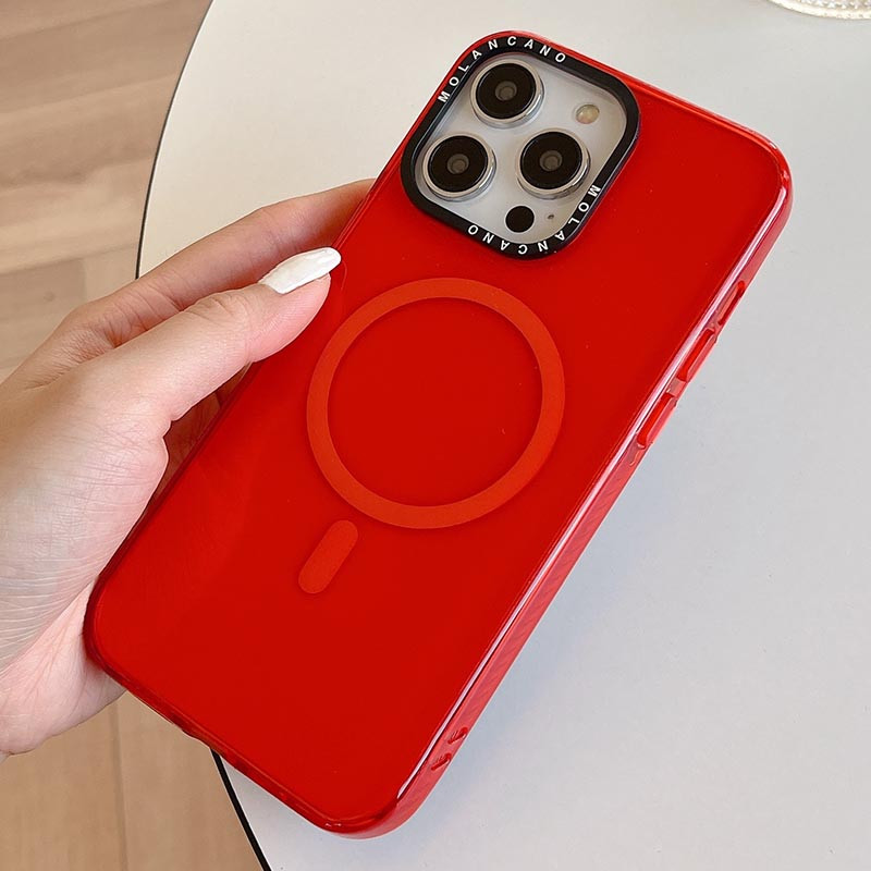 Фото TPU чохол Molan Cano Magnetic Jelly на Apple iPhone 13 Pro Max (6.7") (Red) на vchehle.ua