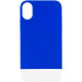 Чохол TPU+PC Bichromatic на Apple iPhone XR (6.1") (Navy Blue / White)
