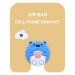 Держатель для телефона Popsocket Air Bag (Blue Heart Bear)