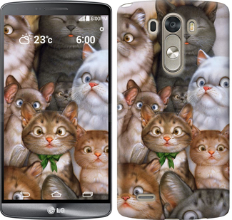 

Чехол коты для LG D856 Dual G3 476468