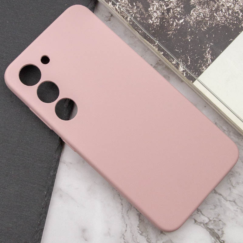 Купити Чохол Silicone Cover Lakshmi Full Camera (AAA) на Samsung Galaxy S22 (Рожевий / Pink Sand) на vchehle.ua