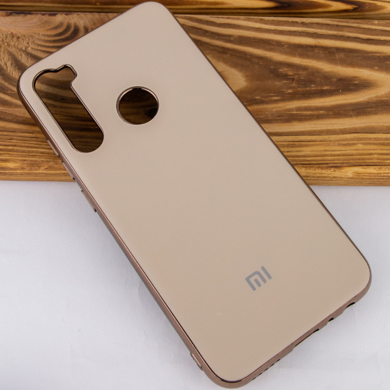Фото TPU чохол Matte LOGO на Xiaomi Redmi Note 8 / Note 8 2021 (Золотий / Gold) на vchehle.ua