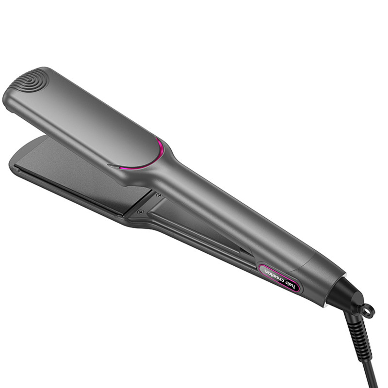 Фото Випрямляч для волосся Hoco HP42 Wide board hair straightener with digital display (Gray) на vchehle.ua