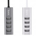 Переходник HUB Hoco HB1 USB to USB 2.0 (4 port) (1m)