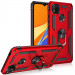 Фото Ударостійкий чохол Serge Ring for Magnet на Xiaomi Redmi 9C (Червоний) на vchehle.ua