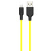 Дата кабель Hoco X21 Plus Silicone MicroUSB Cable (1m) (Black / Yellow)